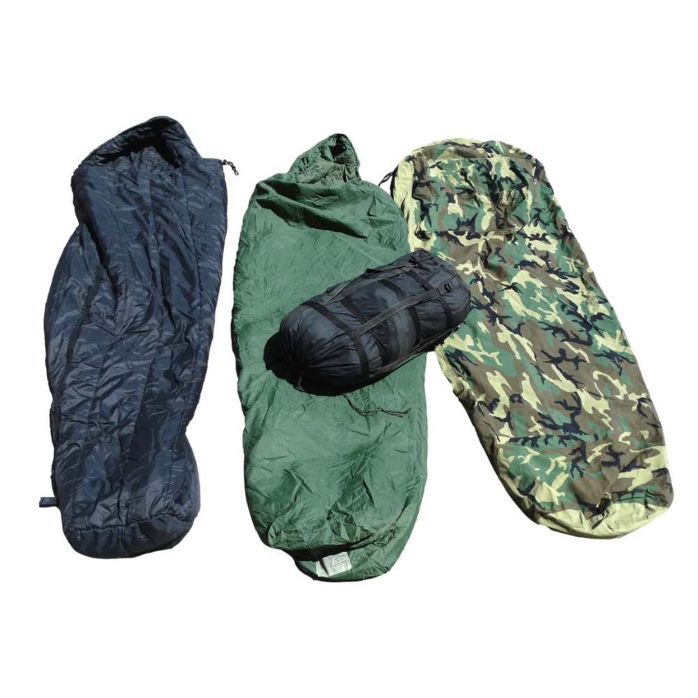 Authentic USGI Military 3-Bag Modular Sleep System Surplus for All-Weather Field Survival