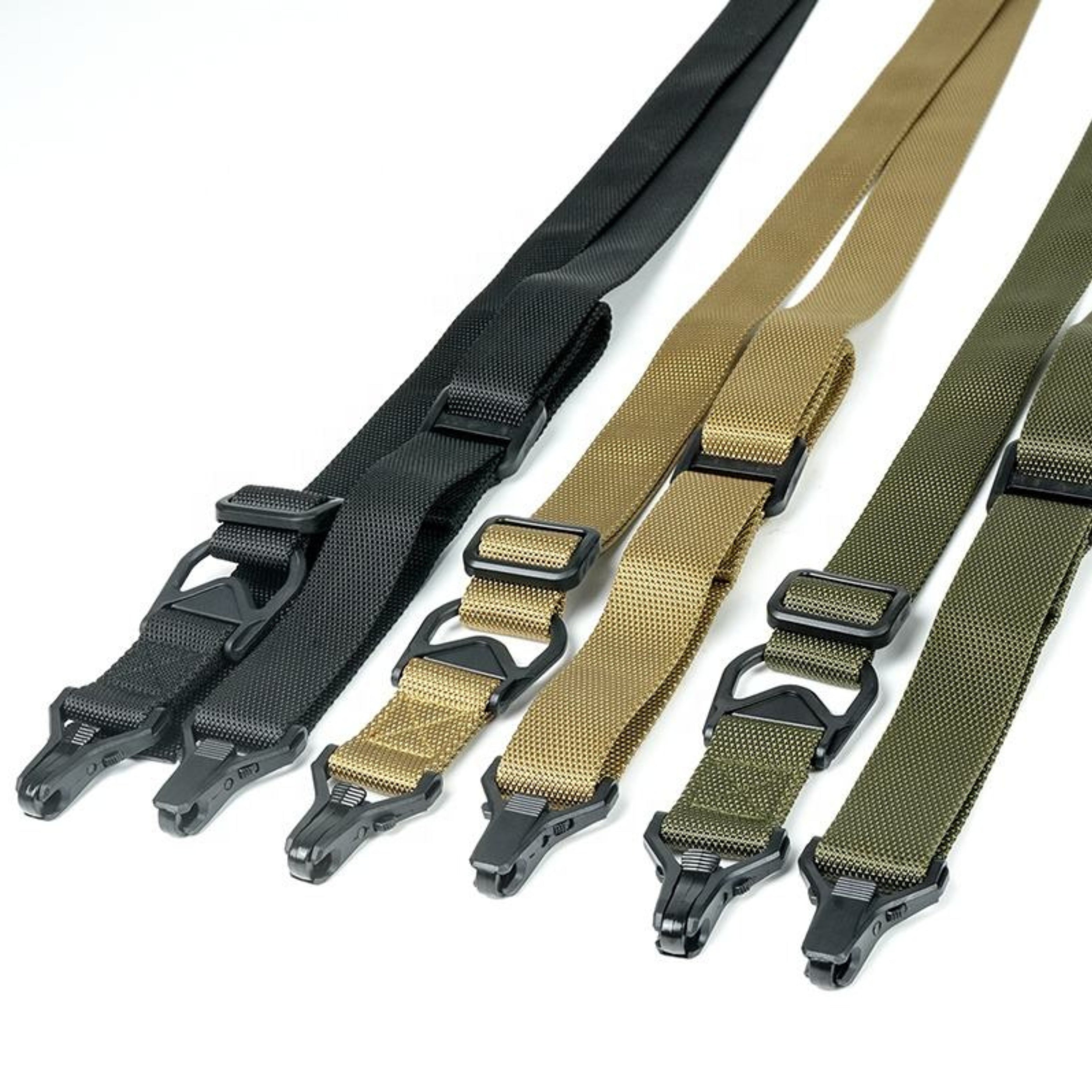MS3 Multi-Mission Universal Tactical Sling Adjustable Nylon Rope with Quick-Detach Mounting Hardware