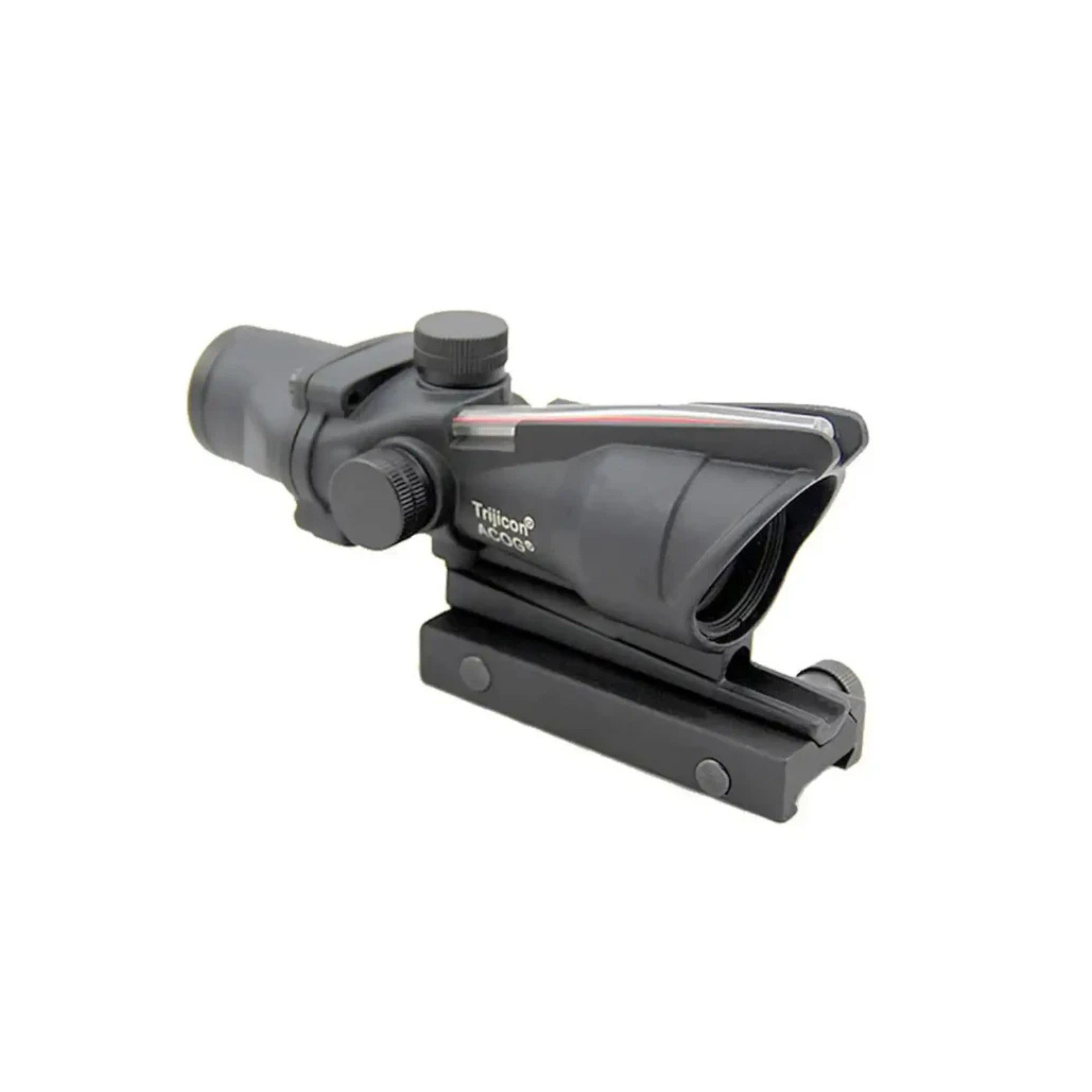 Trijicon ACOG 4x32 Red Chevron Reticle Dual Illuminated Rugged Combat Tactical Scope.