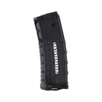 Front side view of the UTG AR15 30 round windowed polymer magazine for .223/5.56, model RBT-AM30.