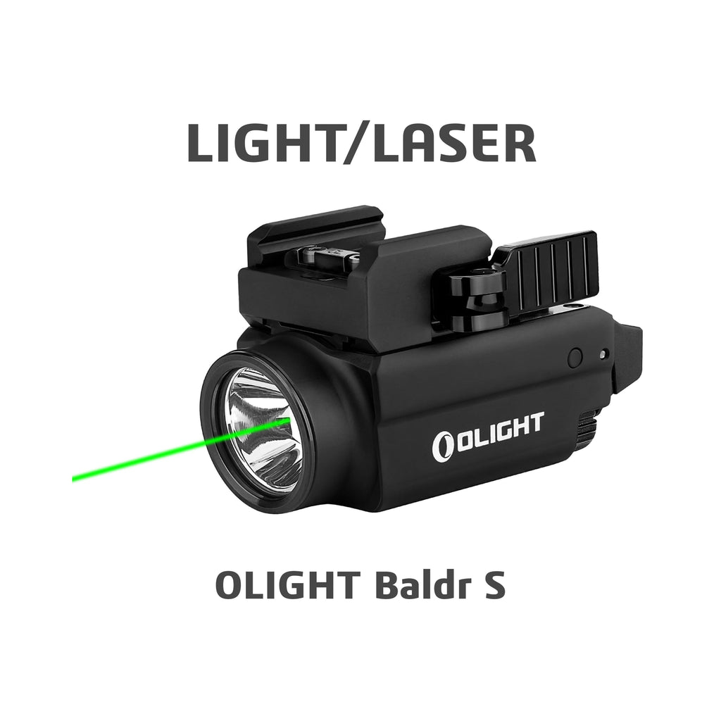 OLIGHT Baldr S High-Power 800 Lumen Dual Beam and Magnetic Charging Compact Mount