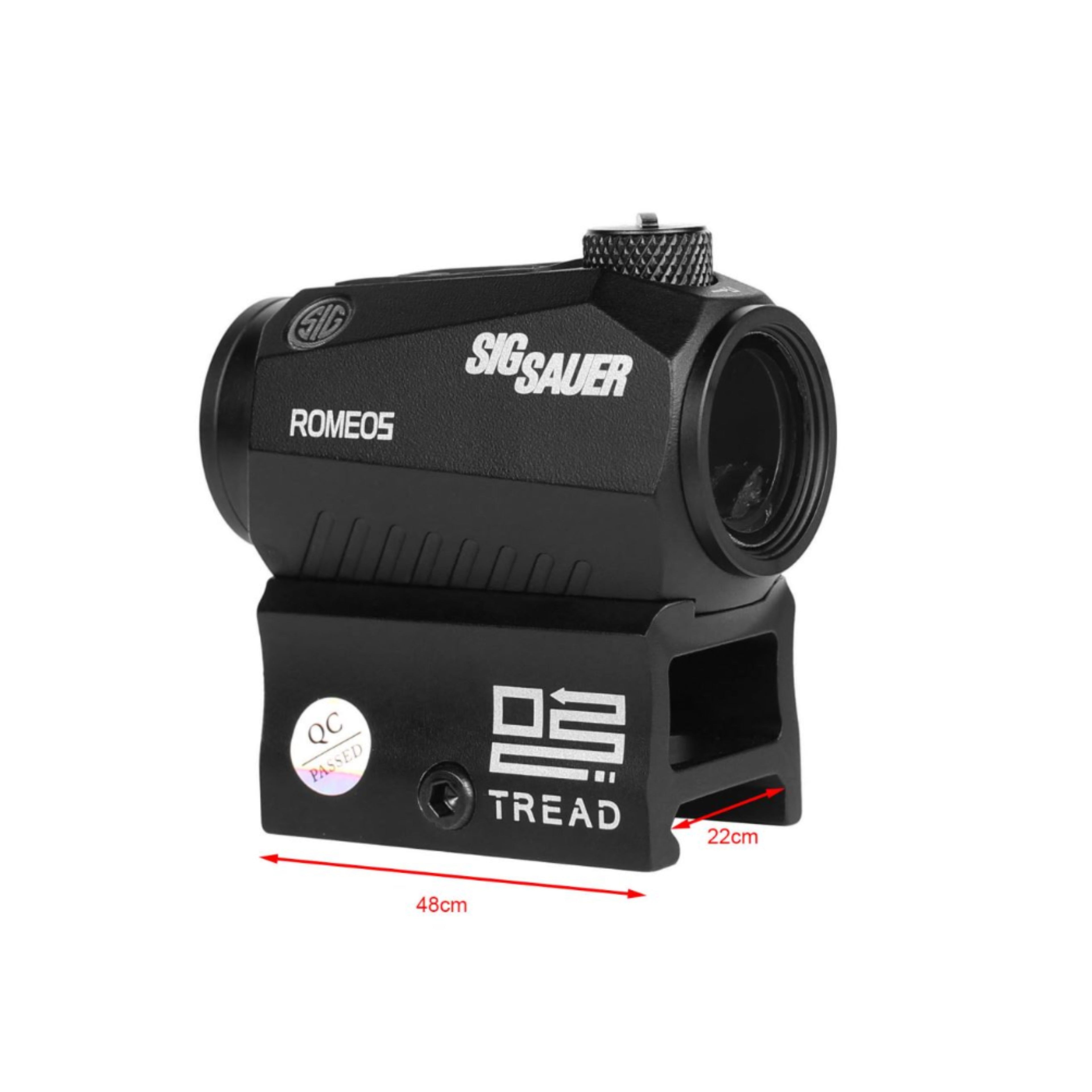 Sig Romeo5 Compact Red Dot Siight Black For Rapid Aiming On Gon.