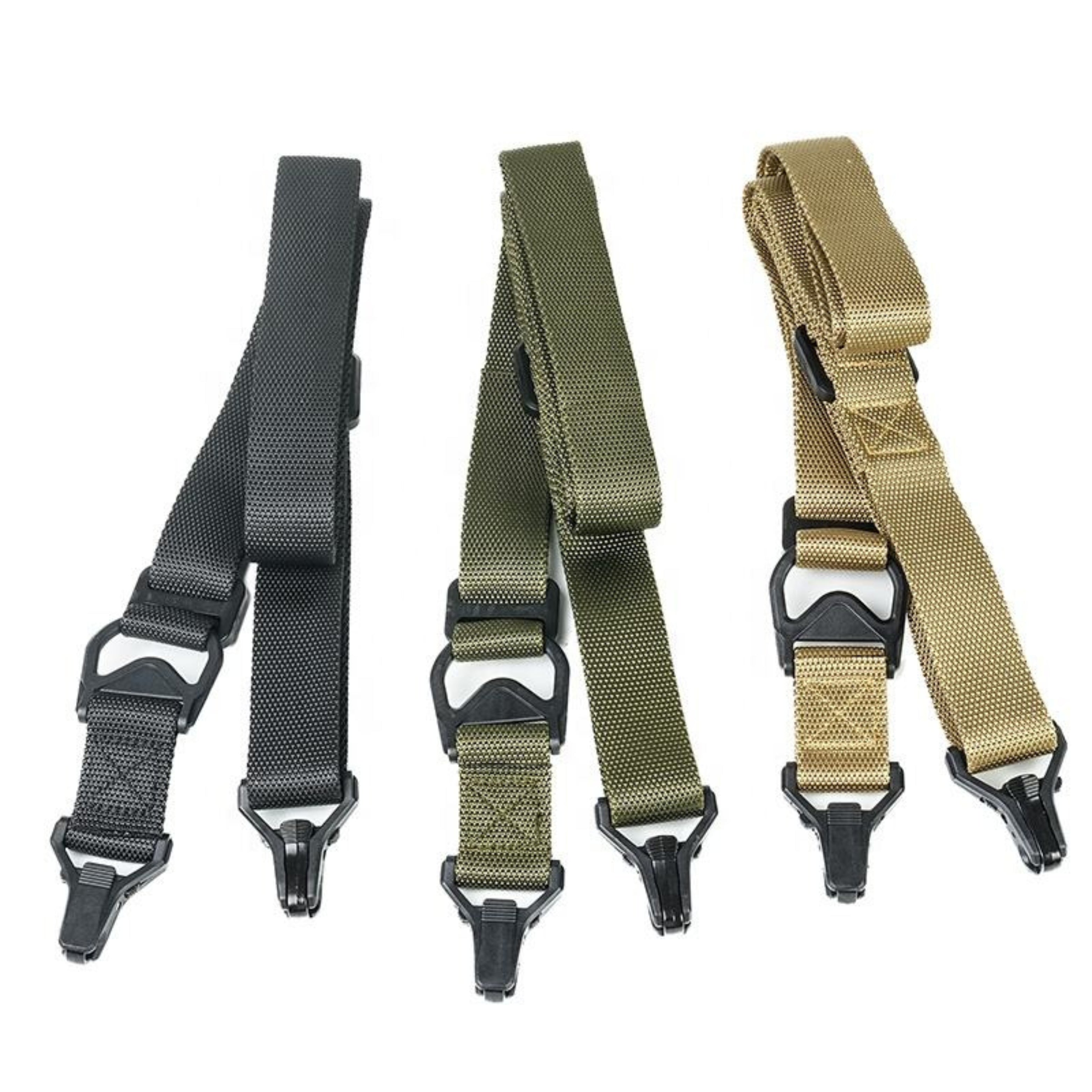 MS3 Multi-Mission Universal Tactical Sling Adjustable Nylon Rope with Quick-Detach Mounting Hardware