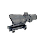 Trijicon ACOG 4x32 Red Chevron Reticle Dual Illuminated Rugged Combat Tactical Scope.