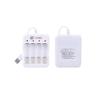4-Slot Intelligent USB Battery Charger with High-Efficiency Smart Protections for Tactical Hardware
