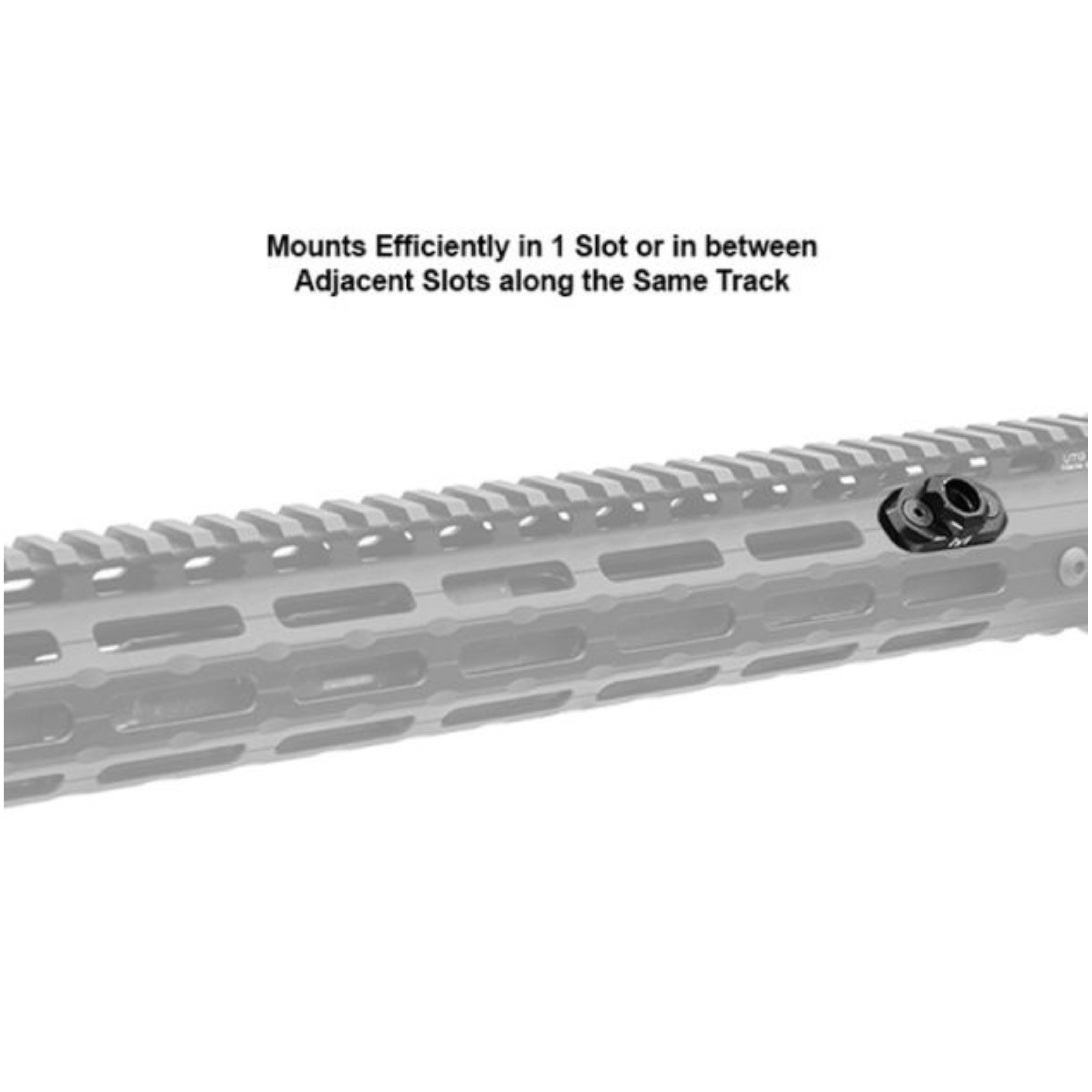 UTG® M-LOK Black Matte Mount for Secure Carrying and Device Attachment Hardware