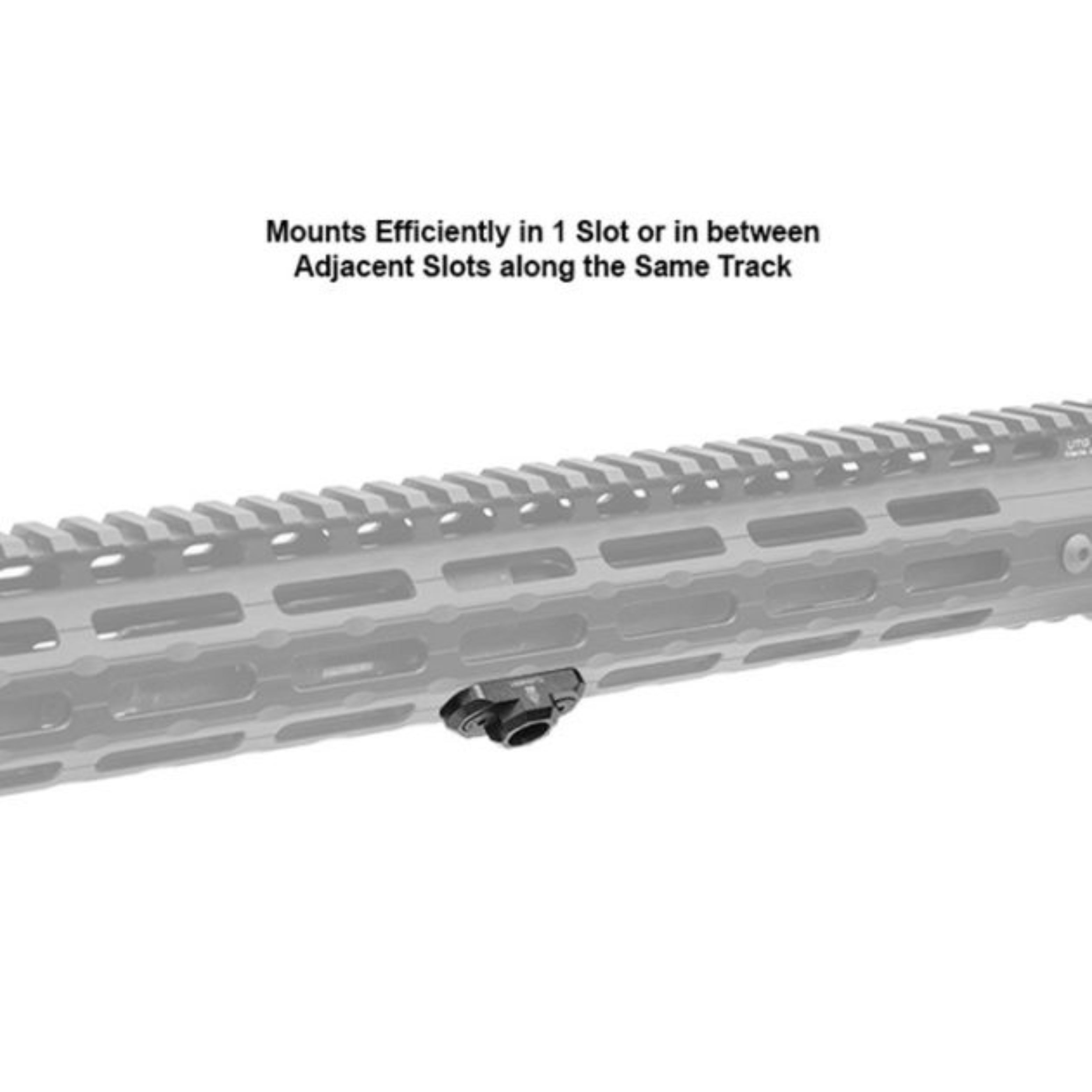 UTG® M-LOK Black Matte Mount for Secure Carrying and Device Attachment Hardware