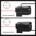 500 Lumen Rechargeable Dual Beam Light and Precision Targeting Pointer for Compact Platforms