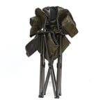 Campmaster Expedition Deluxe Camping Chair with Tactical Side Pocket in Olive Green