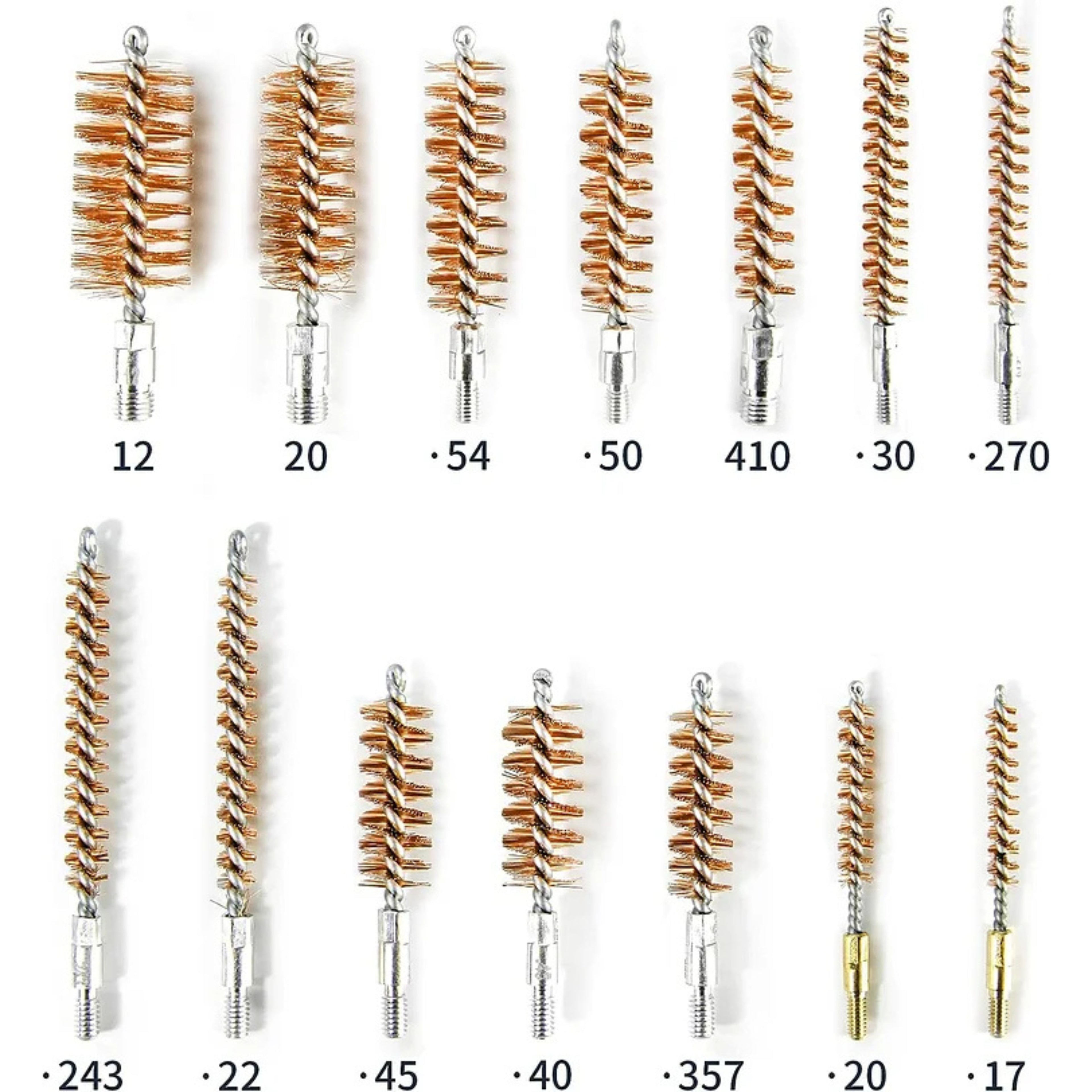 Universal Gun Rifle Handgun Cleaning Kit for All Guns with Case Travel Size-Nylon jags and tips