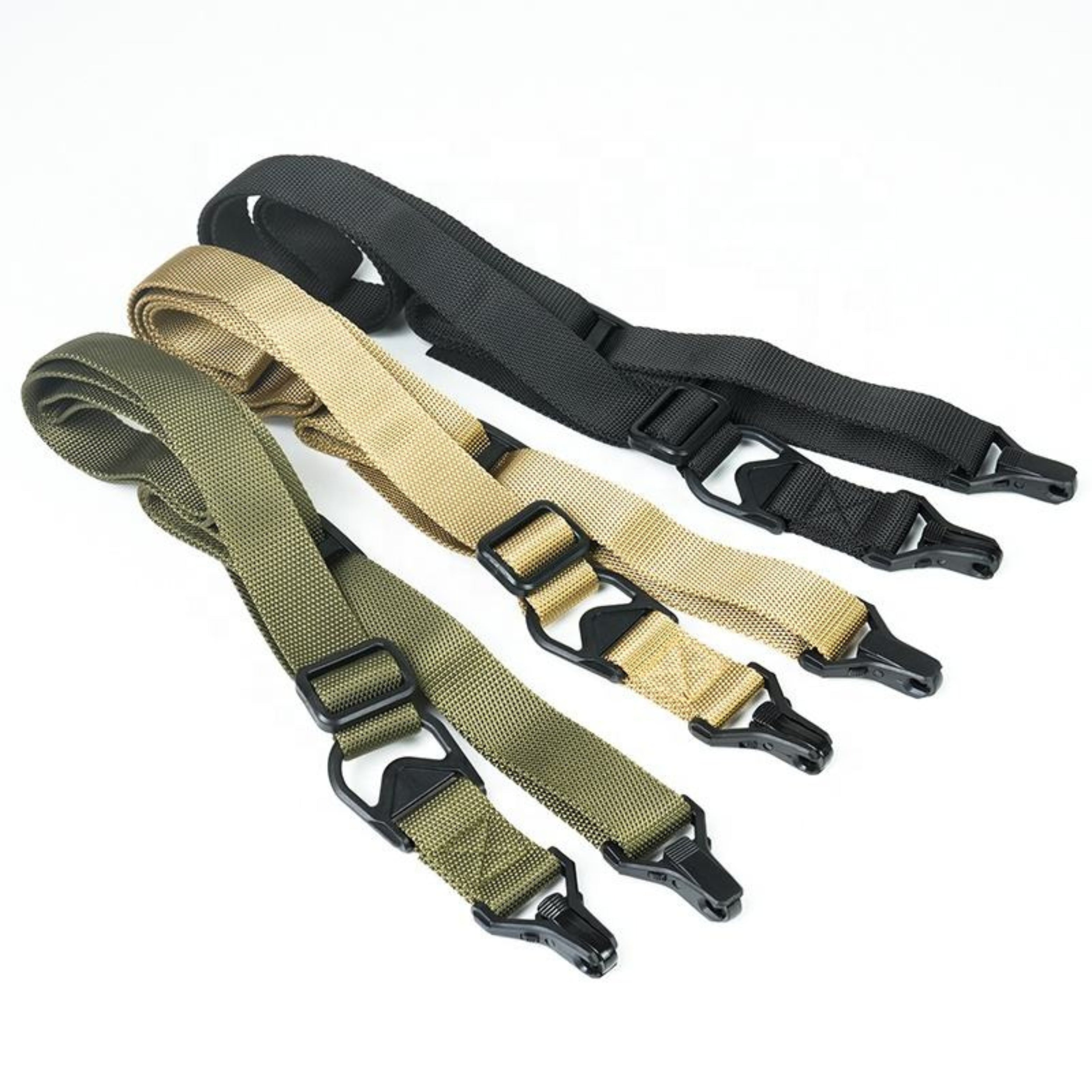 MS3 Multi-Mission Universal Tactical Sling Adjustable Nylon Rope with Quick-Detach Mounting Hardware