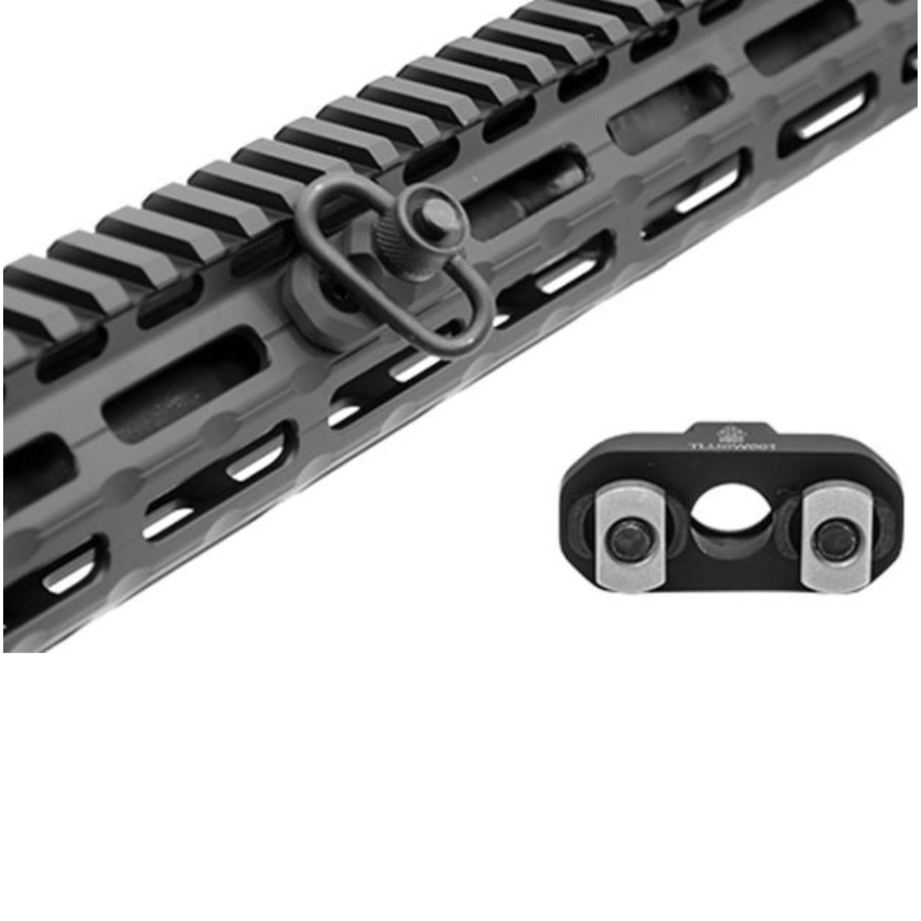 UTG® M-LOK Black Matte Mount for Secure Carrying and Device Attachment Hardware