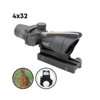 Trijicon ACOG 4x32 Red Chevron Reticle Dual Illuminated Rugged Combat Tactical Scope.