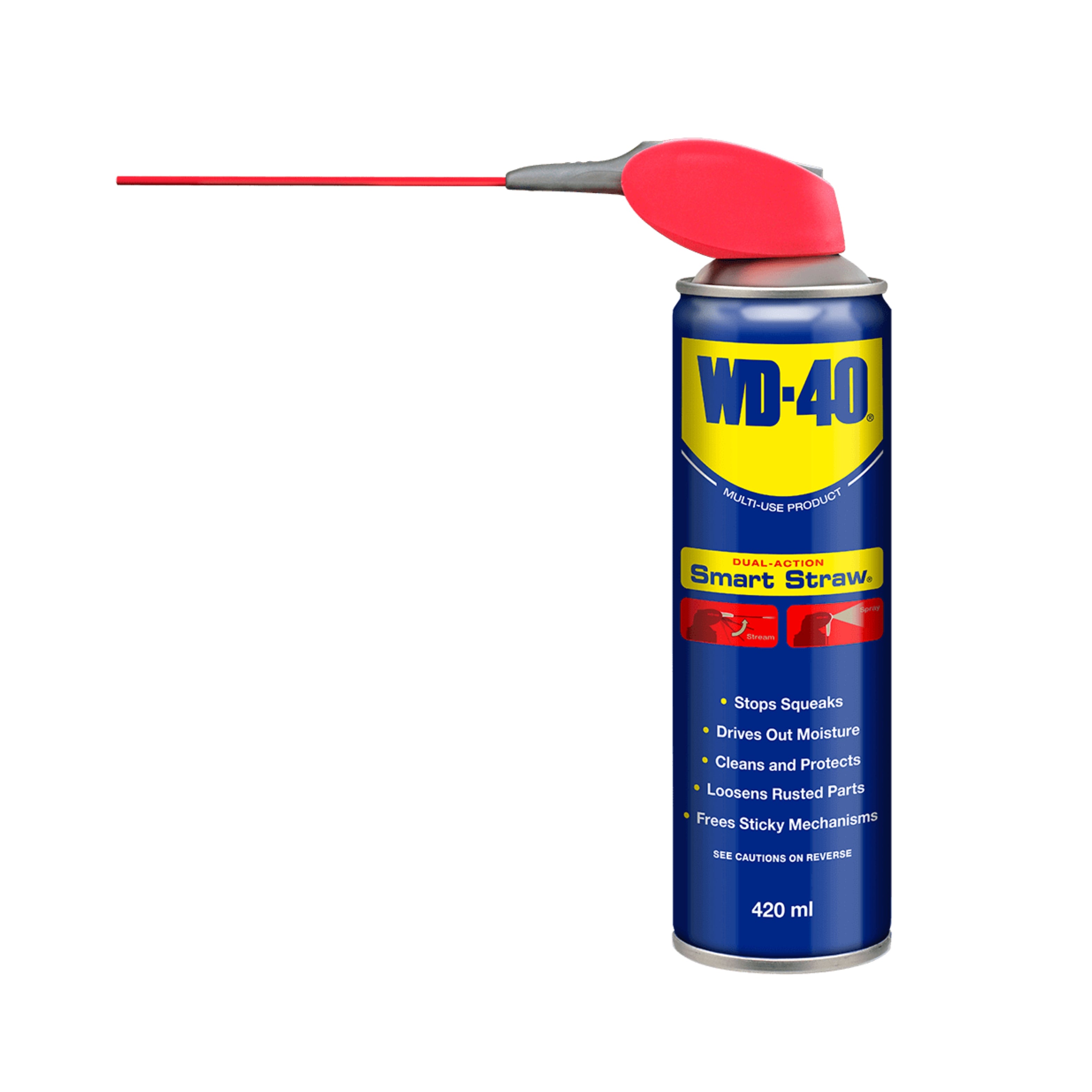 WD-40 Multi-Use Smart Straw 420ml Professional Grade Maintenance and Hardware Protection Lubricant